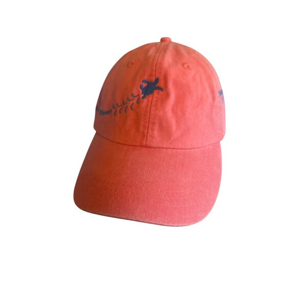 Anna Maria Island Turtle Watch Coral Pink Cap Hat Adjsutable - Picture 1 of 5